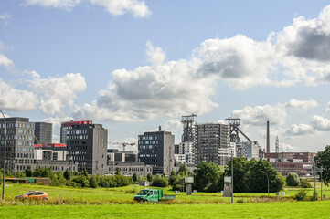 Luxembourg Belval Esch sur Alzette Université haut fourneau ancien site industrie industriel