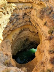 inside the cave