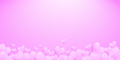 valentine's day background with hearts
