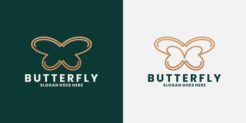 butterfly logo design collection branding