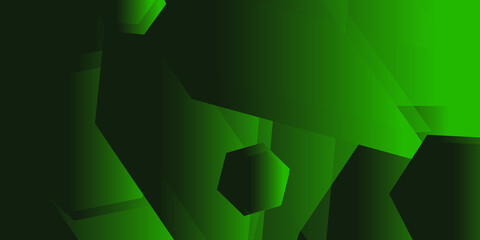 abstract green background with arrows