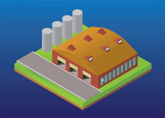 isometric warehouse