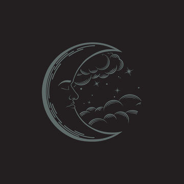 moon drawing tumblr
