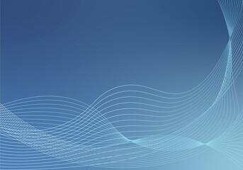 abstract blue wavy background with line wave, can be used for banner sale, wallpaper, for, brochure, landing page.