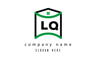 LQ creative real estate latter logo vector