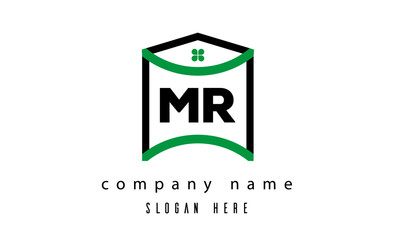 MR creative real estate latter logo vector