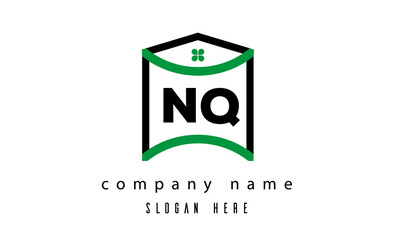 NQ creative real estate latter logo vector
