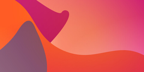Modern orange and pink abstract wave fluid dynamic background. Abstract blue background dark curve presentation template. Suit for business, flyer, brochure, business card, and poster background.