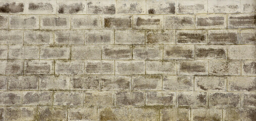 old brick block wall background