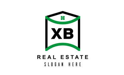 XB real estate latter logo vector