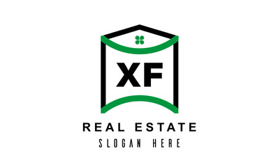 XF real estate latter logo vector