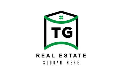 TG real estate latter logo vector
