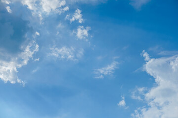 Blue sky with cloud background
