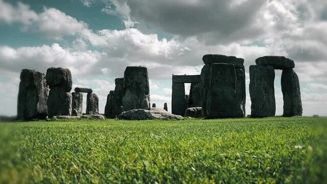 Beautiful ancient stone circle Stonehenge, UK