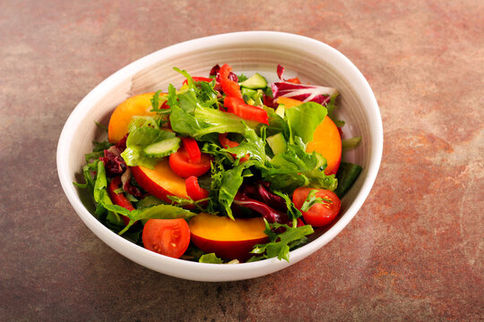 Fresh Healthy Nectarine Salad