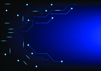 vector technology network circuit board advertisement flyer magazine newspaper