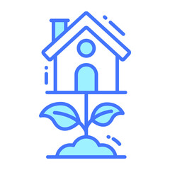 building trendy icon, glyph style isolated on white background. Symbol for your web site design, logo, app, UI.