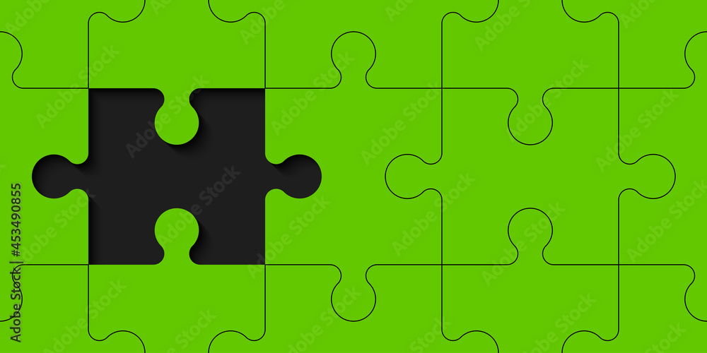 Aufkleber lot piece flat puzzle seamless pattern presentation. many step puzzles business background. simple p