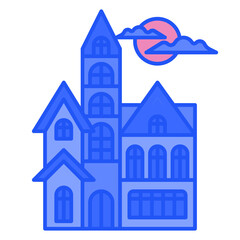 haunted house icon