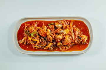 Korean Style stir-fried ocellated octopus, 'Jjukkumi Bokkeum'
