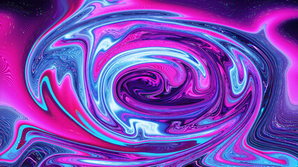 Colorful Abstract Modern Hand Painted Liquid Background Swirls Pattern Design