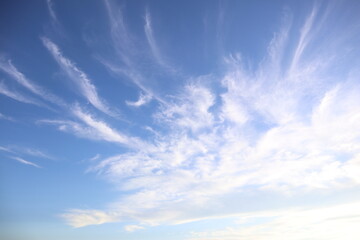 blue sky with clouds