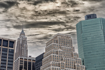 New and old skyscrapers in Manhattan, NYC