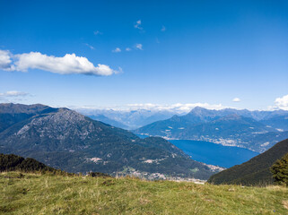 View of Lake Como from Tremezzo mountain
