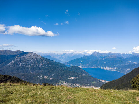 View of Lake Como from Tremezzo mountain