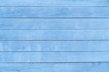 wood plank abstract textured background or wallpaper with blue color copy space