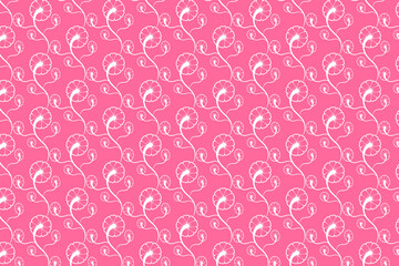 Abstract floral pattern design. Seamless vector graphic pattern for fabric, wallpaper, packaging and other multiple usage 