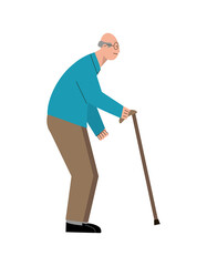 Fototapeta premium Old Man Illustration