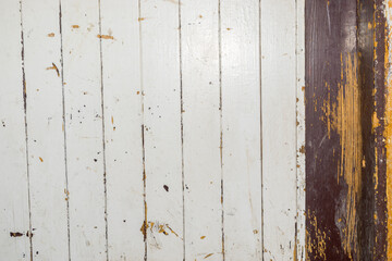 Old, white wooden surface, background