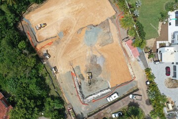Top View Construction Site