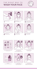 The right way to wash your face