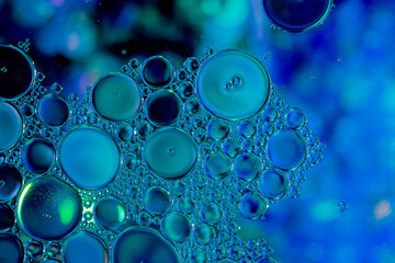 Macro Close Up Photo of Colourful Bubbles for Background, Pattern and Graphic Elements