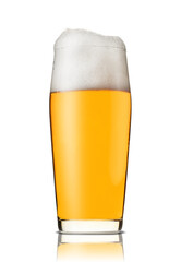 full mug of beer with foam