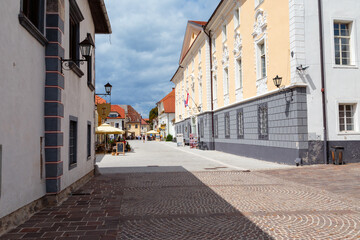 Radovljica, Radovljiška Graščina (Radovljica Mansion). Slovenia, 18.08.2021.