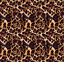 Leopard pattern design, illustration background