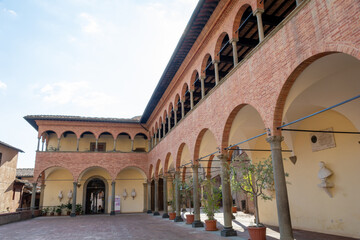 Fototapeta na wymiar The Sanctuary of Saint Catherine of Siena, Siena, Italy