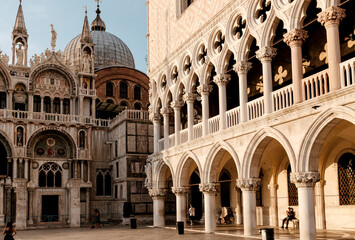 Basilika San Marco and Doge's Palace in Venice/Italy