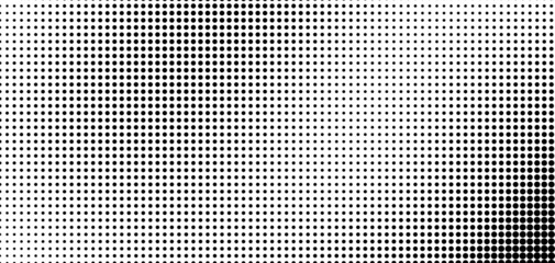 The halftone texture is monochrome. Chaotic waves of black dots on a white background