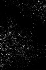 The grunge texture is black and white. Vector monochrome background