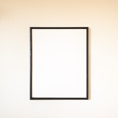 Obraz premium vertical black blank frame