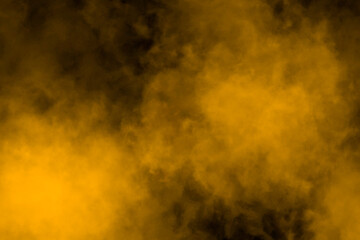 Orange Smoke or Fog Photo Overlay