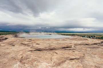Iceland geyser