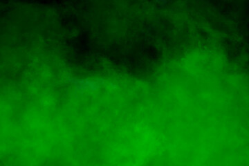 Green Smoke or Fog Photo Overlay