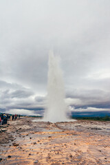 Fototapeta na wymiar Iceland geyser