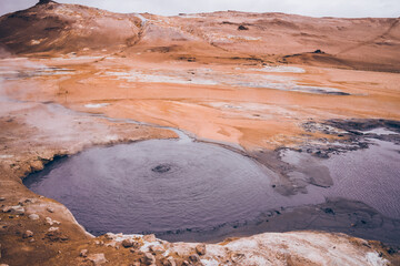 Iceland Hverir geothermal spot
