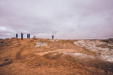 Iceland Hverir geothermal spot